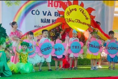 TRƯỜNG MẦM NON HIỂN KHÁNH TƯNG BỪNG HỘI THI ” CÔ VÀ BÉ TÀI NĂNG” NĂM HỌC 2025 – 2026